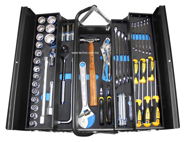 REMAX 77PCS 3 LEVEL CATILEVER TOOL BOX SET